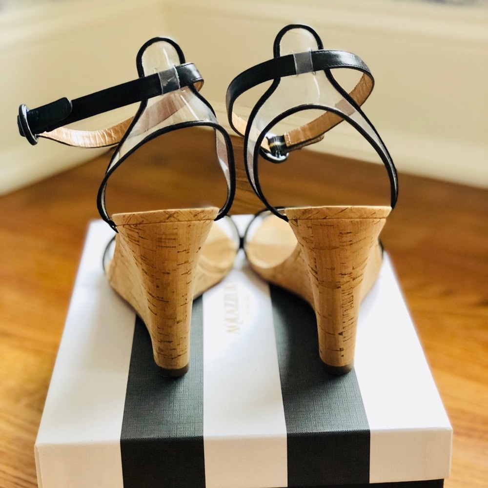 ⭐️⭐️SOLD ⭐️⭐️ LIKE NEW Aquazurra Minimalist Wedges - Picture 5 of 11